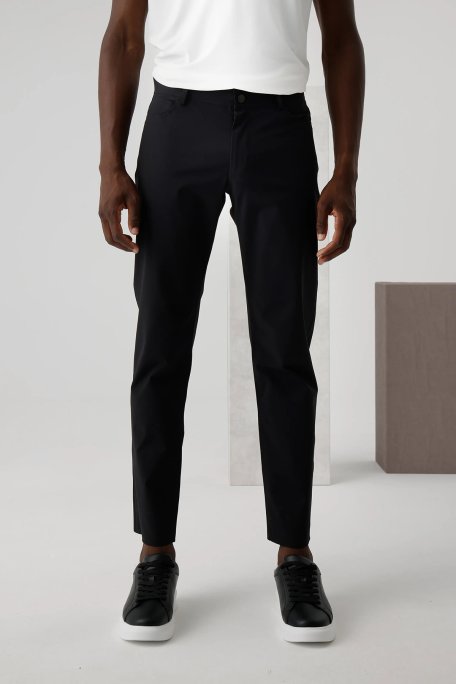 Isaora Regular Fit Normal Bel Düz Paça Erkek Pantolon ISR59040 SİYAH - Isaora