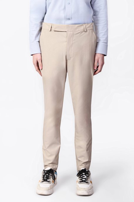 Isaora Regular Fit Normal Bel Düz Paça Su İtici Erkek Pantolon ISR5111 BSC BİSKÜVİ - Isaora