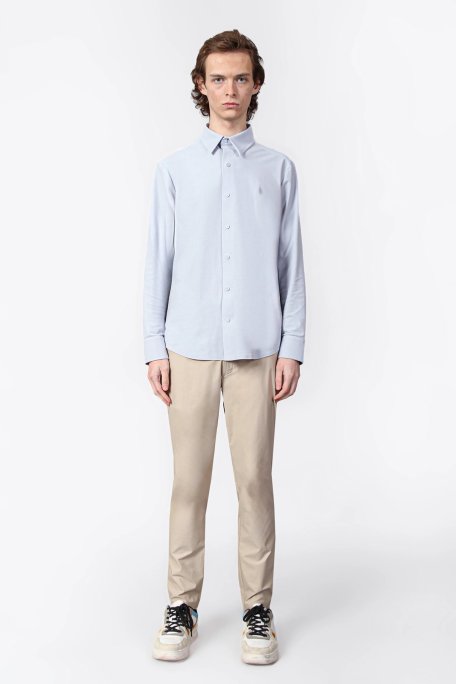 Isaora Regular Fit Normal Bel Düz Paça Su İtici Erkek Pantolon ISR5111 BSC BİSKÜVİ - Isaora (1)