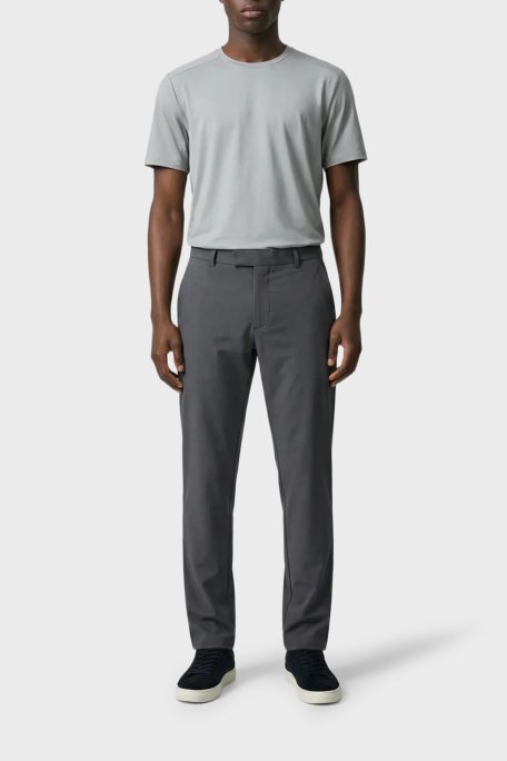 Isaora Relaxed Fit Normal Bel Düz Paça Chino Erkek Pantolon ISR5112 DRG KOYU GRİ - Isaora (1)