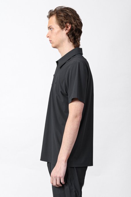 Isaora Streç Regular Fit Düğmeli Erkek Polo Yaka T Shirt ISR3114 DRG KOYU GRİ - Isaora (1)
