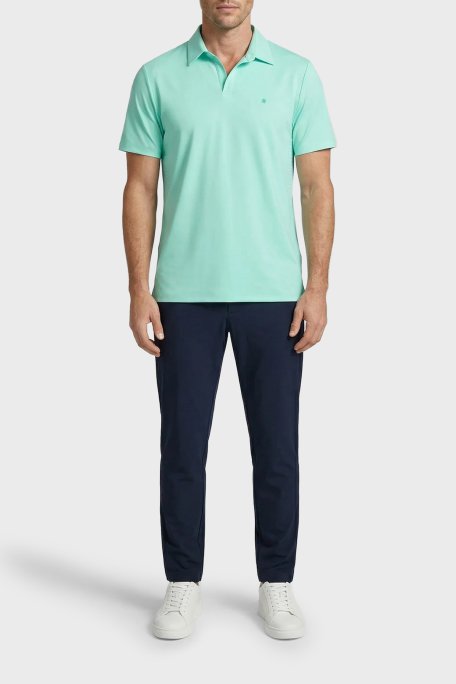 Isaora Streç Regular Fit Kapamasız Erkek Polo Yaka T Shirt ISR3201 MGRN MİNT - Isaora (1)