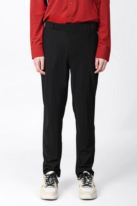 Isaora Streç Regular Fit Normal Bel Düz Paça Erkek Pantolon ISR51090 SİYAH - Isaora