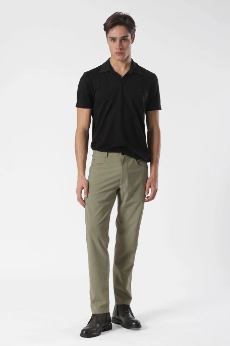 Isaora Streç Regular Fit Normal Bel Düz Paça Erkek Pantolon ISR5905 LCNG AÇIK YEŞİL - Isaora (1)