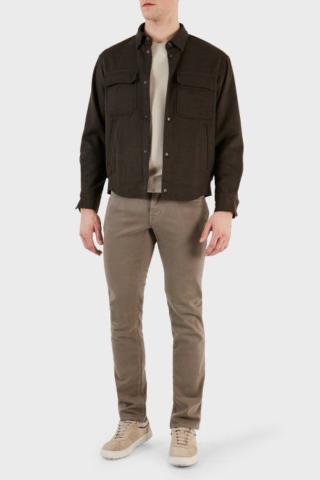 Jacob Cohen Normal Bel Slim Fit Düz Paça Jeans Erkek Kot Pantolon UQE06 36 S3657 B75 GRİ - Jacob Cohen