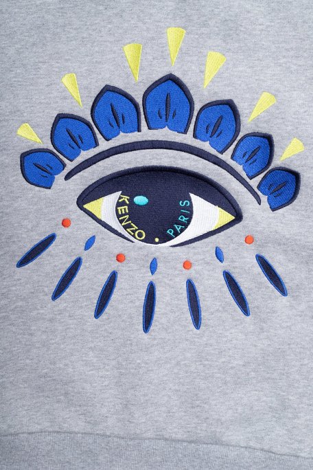 Kenzo Pamuklu Bisiklet Yaka Çocuk Sweat K25708/A41 GREY MARL GRİ - Kenzo (1)