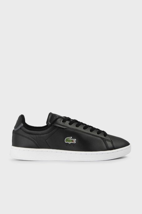 Lacoste Deri Sneaker Erkek Ayakkabı 745SMA0110 312 SİYAH - Lacoste