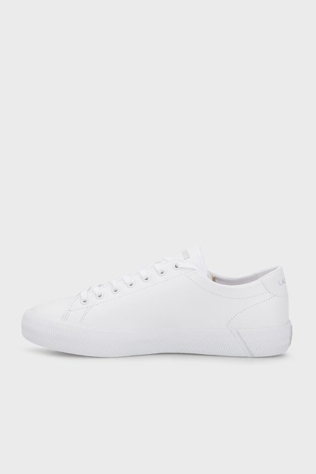 Lacoste Logolu Deri Sneaker Erkek Ayakkabı 741CMA0014 21G BEYAZ - Lacoste (1)