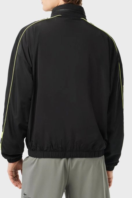 Lacoste Suya Dayanıklı Regular Fit Gizli Kapüşonlu Erkek Mont BH1607 6VT SİYAH - Lacoste (1)