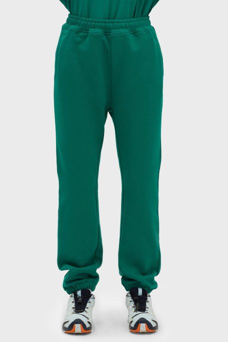 Les Benjamins % 100 Pamuk Regular Fit Jogger Spor Bayan Pantolon LB23SSESSFUSP-301 YEŞİL - Les Benjamins