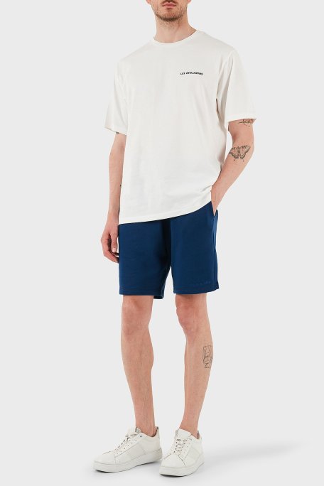 Les Benjamins % 100 Pamuk Regular Fit Logolu Erkek Short LBNOOSESSMUSO-309 LACİVERT - Les Benjamins (1)