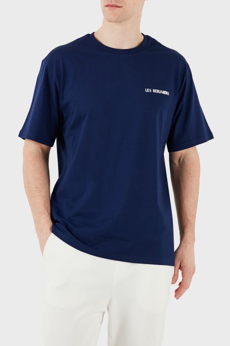 Les Benjamins Baskılı Relaxed Fit Pamuklu Bisiklet Yaka Erkek T Shirt LB25SSUNLMUTS-017 SAKS - Les Benjamins (1)