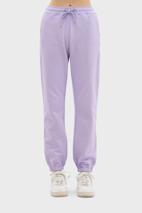 Les Benjamins Belden Bağlamalı Cepli % 100 Pamuk Bayan Pantolon LB24SSESSFUSP-303 LİLA - Les Benjamins (1)