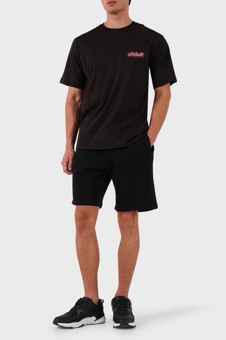 Les Benjamins Pamuklu Logolu Regular Fit Erkek Short LB24SSCLAMUSO-406 SİYAH - Les Benjamins (1)