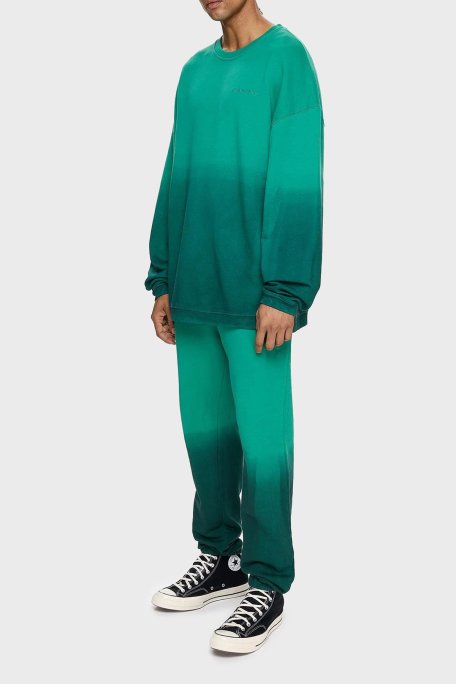 Les Benjamins Pamuklu Oversize Bisiklet Yaka Erkek Sweat LB24FWESSMUSW-304 YEŞİL - Les Benjamins (1)