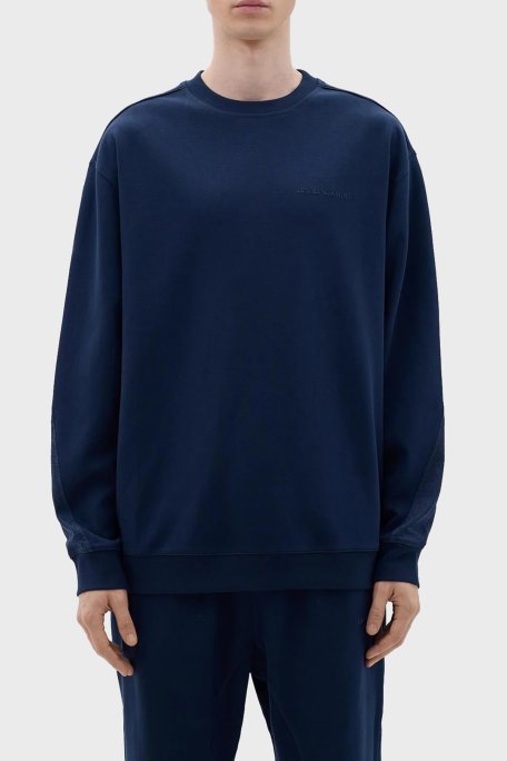 Les Benjamins Pamuklu Regular Fit Erkek Sweat LB23FWCLAMUSW-401 LACİVERT - Les Benjamins