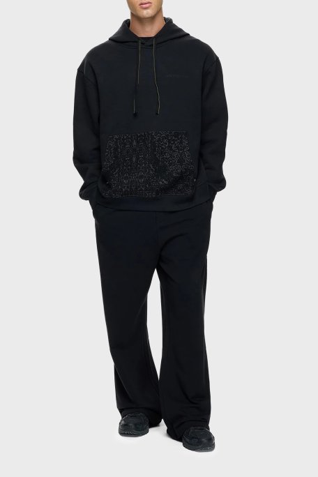 Les Benjamins Pamuklu Regular Fit Kapüşonlu Erkek Sweat LB25FWCLAMUHD-401 SİYAH - Les Benjamins (1)