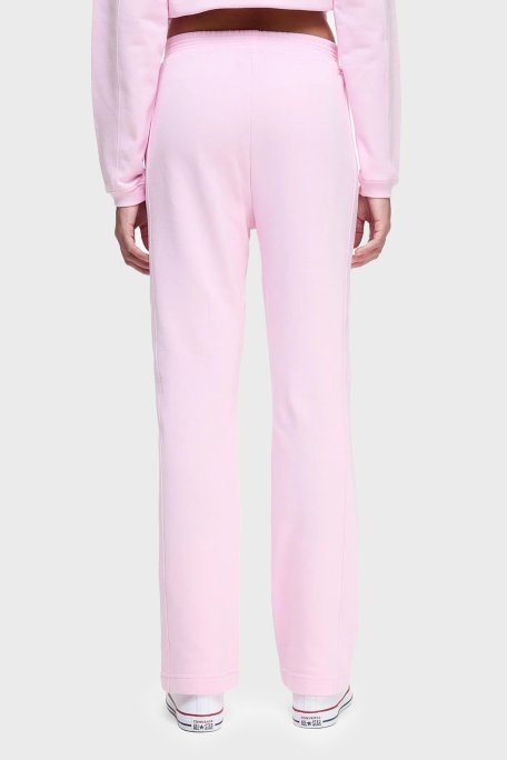 Les Benjamins Pamuklu Regular Fit Normal Bel Düz Paça Bayan Pantolon LB25SSUNLFUSP-004 PEMBE - Les Benjamins (1)