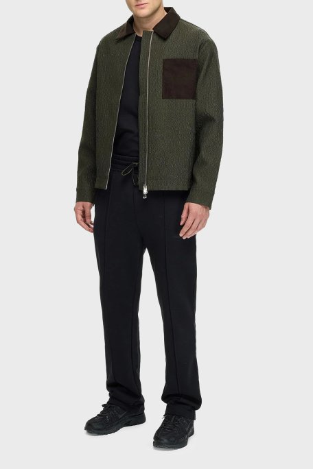 Les Benjamins Pamuklu Regular Fit Normal Bel Düz Paça Çimalı Erkek Pantolon LB25FWCLAMUSP-401 SİYAH - Les Benjamins (1)