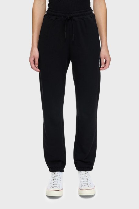 Les Benjamins Pamuklu Regular Fit Normal Bel Ribanalı Paça Jogger Bayan Pantolon LBNOOSCORFUSP-307 SİYAH - Les Benjamins