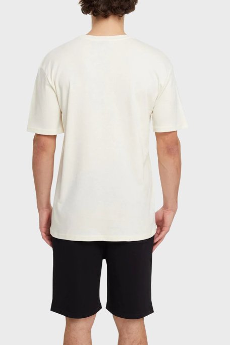 Les Benjamins Regular Fit Bisiklet Yaka % 100 Pamuk Erkek T Shirt LB21SSCORMUTS-009 EKRU - Les Benjamins (1)