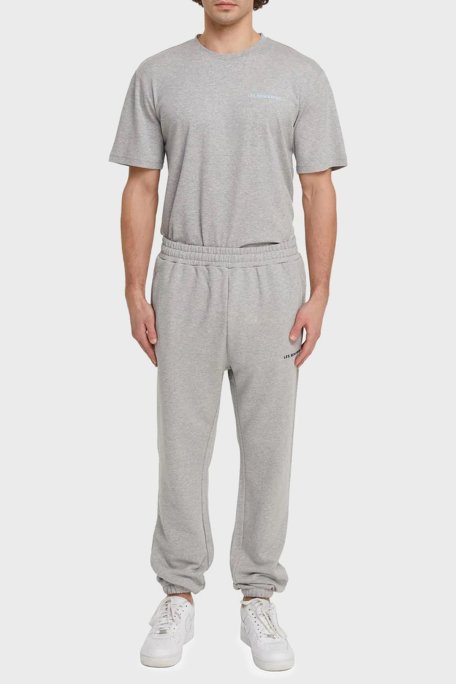 Les Benjamins Regular Fit Elastik Bel Bantlı Cepli % 100 Pamuk Erkek Pantolon LB21SSCORMUSP-003 GRİ - Les Benjamins