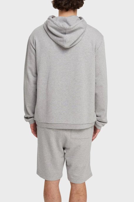 Les Benjamins Regular Fit Kapüşonlu Cepli % 100 Pamuk Erkek Sweat LB21SSCORMUHD-003 GRİ - Les Benjamins (1)