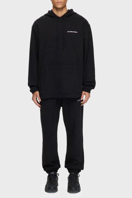 Les Benjamins Sırt Baskılı Pamuklu Relaxed Fit Kapüşonlu Erkek Sweat LB25FWTURMUHD-009 SİYAH - Les Benjamins (1)