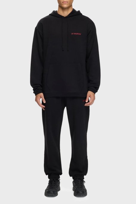 Les Benjamins Sırt Baskılı Pamuklu Relaxed Fit Kapüşonlu Erkek Sweat LB25FWTURMUHD-018 SİYAH - Les Benjamins (1)