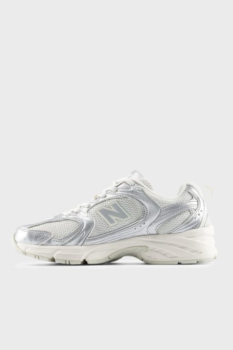 Logolu Sneaker Ayakkabı Kadın New Balance U5303IR EKRU-GÜMÜŞ - New Balance (1)