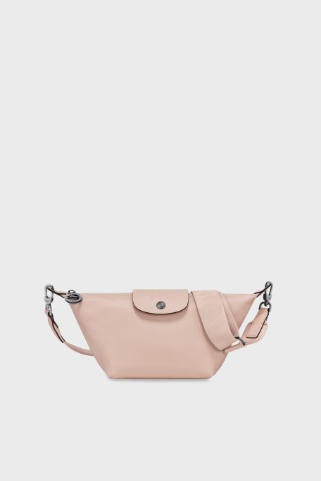 Longchamp Hakiki Deri Çıkarılabilir Askılı Bayan Çanta 10212987 542 PUDRA - Longchamp