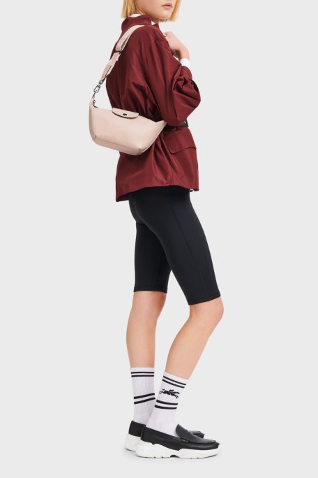 Longchamp Hakiki Deri Çıkarılabilir Askılı Bayan Çanta 10212987 542 PUDRA - Longchamp (1)