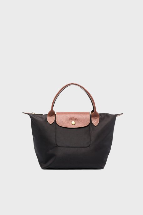 Longchamp Small Logolu Katlanabilen Tasarım Bayan Çanta L1621089 001 SİYAH - Longchamp
