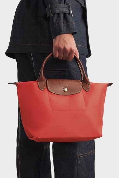 Longchamp Small Logolu Katlanabilen Tasarım Bayan Çanta L1621089 P94 KIRMIZI - Longchamp (1)