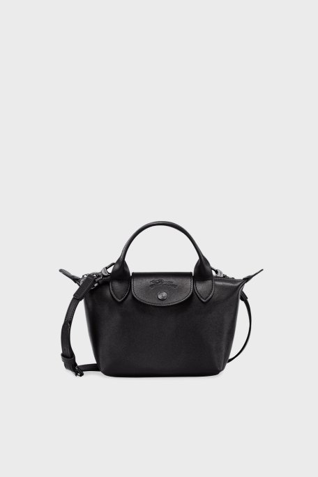 Longchamp Xtra Xsmall Hakiki Deri Çıkarılabilir Askılı Bayan Çanta L1500987 001 SİYAH - Longchamp