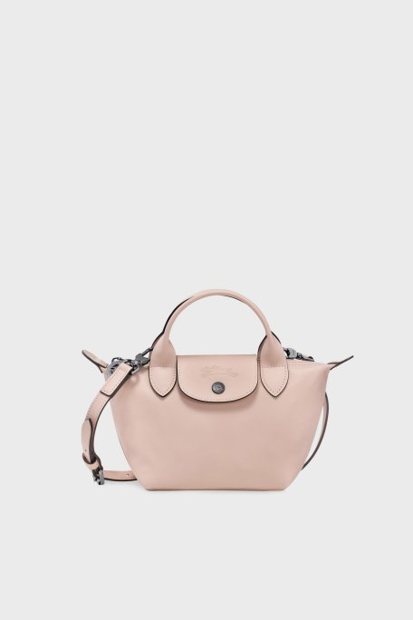 Longchamp Xtra Xsmall Hakiki Deri Çıkarılabilir Askılı Bayan Çanta L1500987 542 PUDRA - Longchamp