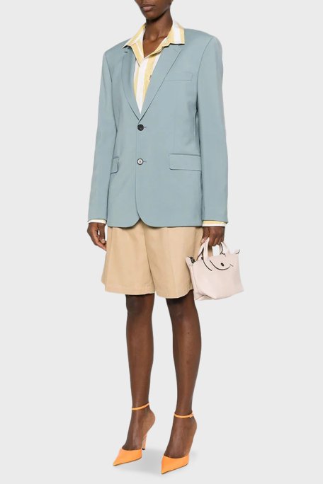 Longchamp Xtra Xsmall Hakiki Deri Çıkarılabilir Askılı Bayan Çanta L1500987 542 PUDRA - Longchamp (1)