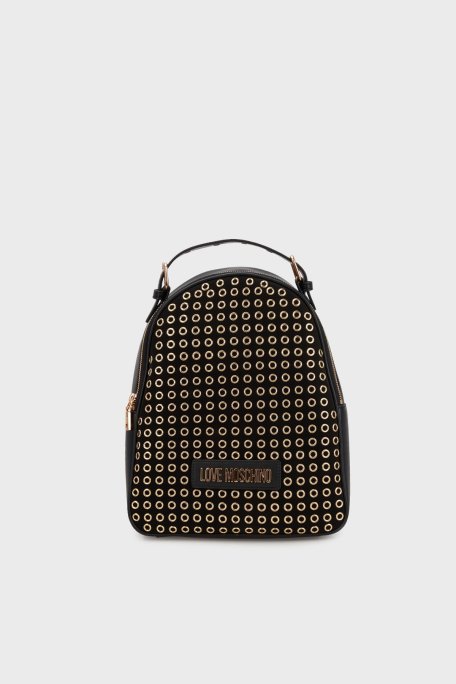 Love Moschino Ayarlanabilir Bayan Sırt Çantası JC4062PP1LLH100A SİYAH - Love Moschino