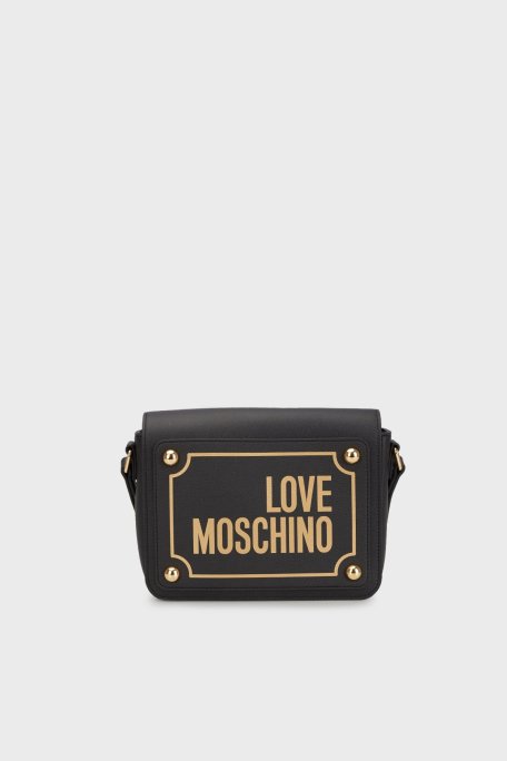 Love Moschino Ayarlanabilir Omuz Askılı Bayan Çanta JC4352PP0IK1100A SİYAH - Love Moschino