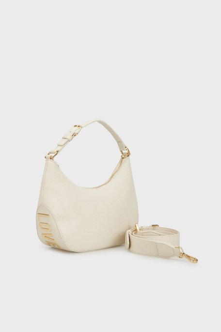 Love Moschino Çıkarılabilir Omuz Askılı Bayan Çanta JC4018PP1LLT0110 BEJ - Love Moschino (1)