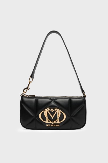 Love Moschino Kapitoneli Omuz Askılı Bayan Çanta JC4111PP1OLC0000 SİYAH - Love Moschino