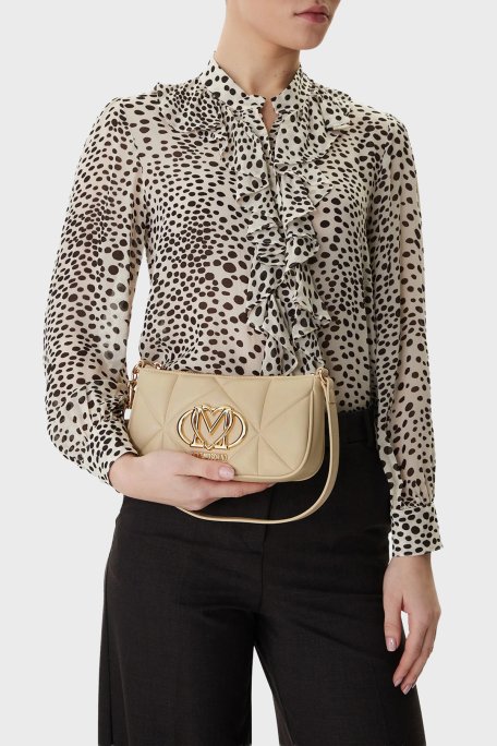 Love Moschino Kapitoneli Omuz Askılı Bayan Çanta JC4111PP1OLC0129 BEJ - Love Moschino (1)