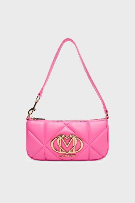 Love Moschino Kapitoneli Omuz Askılı Bayan Çanta JC4111PP1OLC0604 PEMBE - Love Moschino