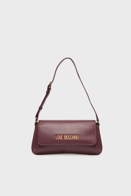 Love Moschino Logolu Ayarlanabilir Askılı Bayan Çanta JC4058PP1NLO0552 MOR - Love Moschino