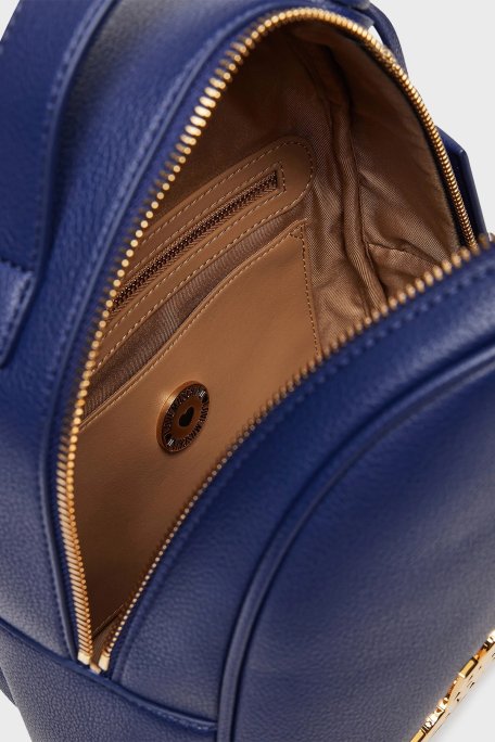 Love Moschino Logolu Ayarlanabilir Askılı Bayan Sırt Çantası JC4338PP0LKO0750 LACİVERT - Love Moschino (1)