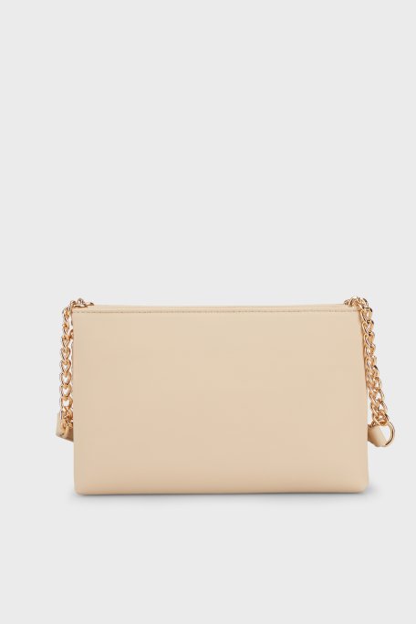 Love Moschino Logolu Ayarlanabilir Zincir Askılı Kadın Çanta JC4110PP1OKD0129 BEJ - Love Moschino (1)