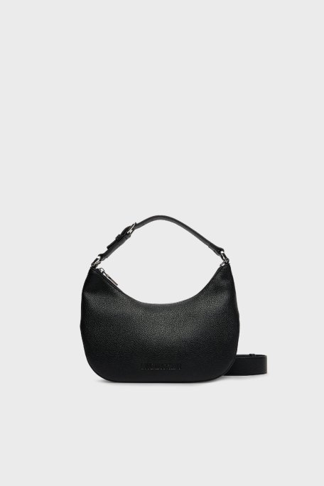 Love Moschino Logolu Çıkarılabilir Askılı Bayan Çanta JC4018PP1NLT000B SİYAH - Love Moschino