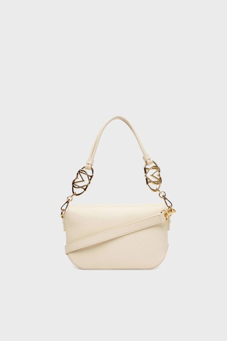 Love Moschino Logolu Çıkarılabilir Askılı Bayan Çanta JC4049PP1NLF0110 BEJ - Love Moschino (1)