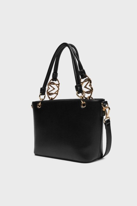 Love Moschino Logolu Çıkarılabilir Askılı Bayan Çanta JC4052PP1MLF0000 SİYAH - Love Moschino (1)