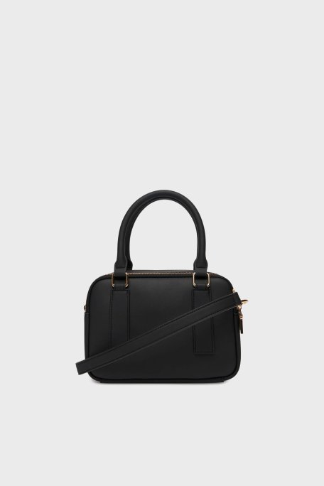 Love Moschino Logolu Çıkarılabilir Askılı Mini Bayan Çanta JC4295PP1NL1500A SİYAH - Love Moschino (1)